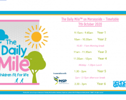 Daily Mile Timetable 1